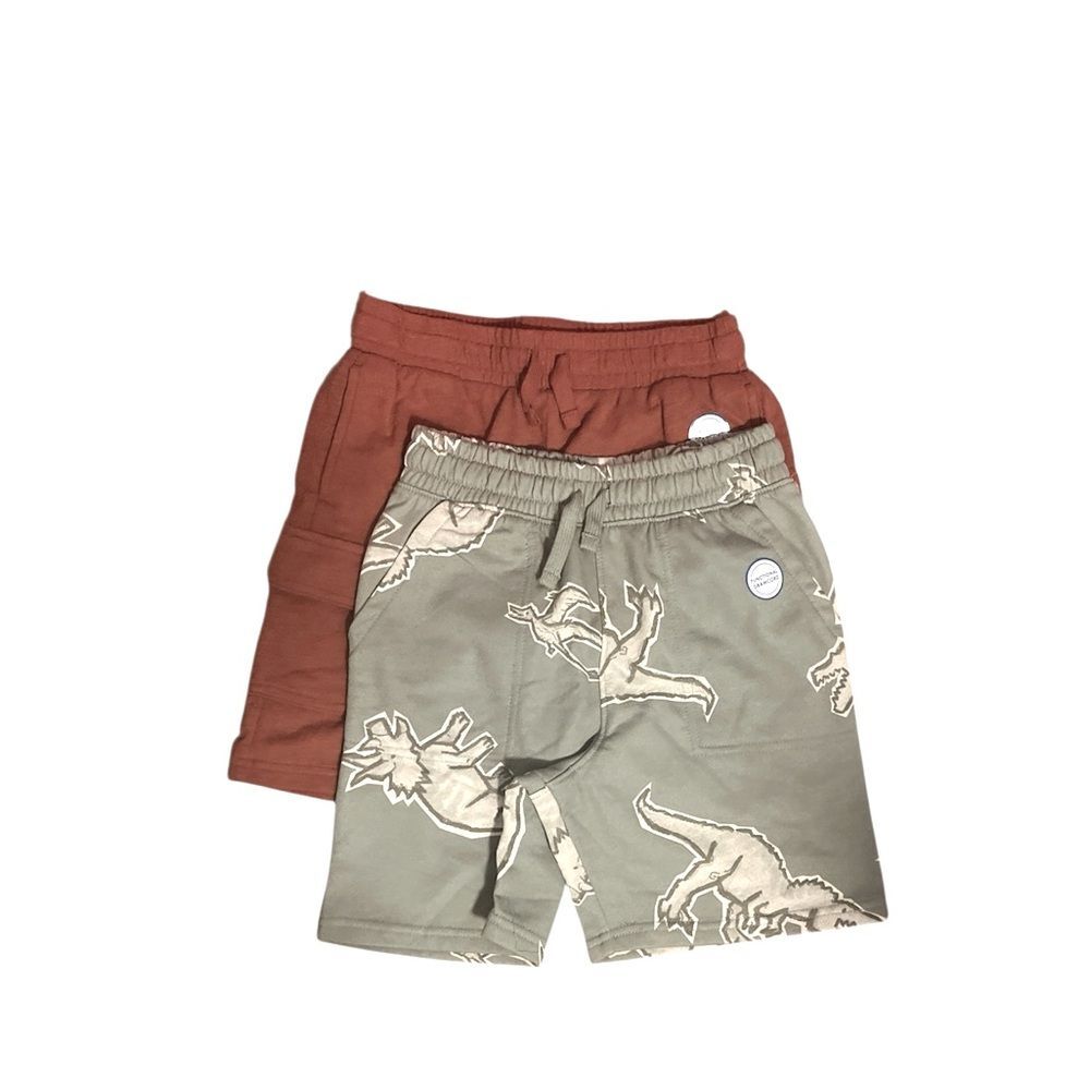 (2) Toddler Boys Shorts Sz 10 Lot French Terry Shorts Fleece